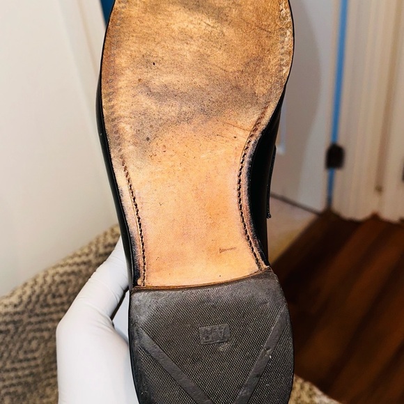 Allen Edmonds Leyland Woven Penny Loafers Split Toe Leather Shoes. - Picture 7 of 12